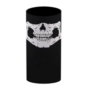 Skull classic weiss Bandana schwarz